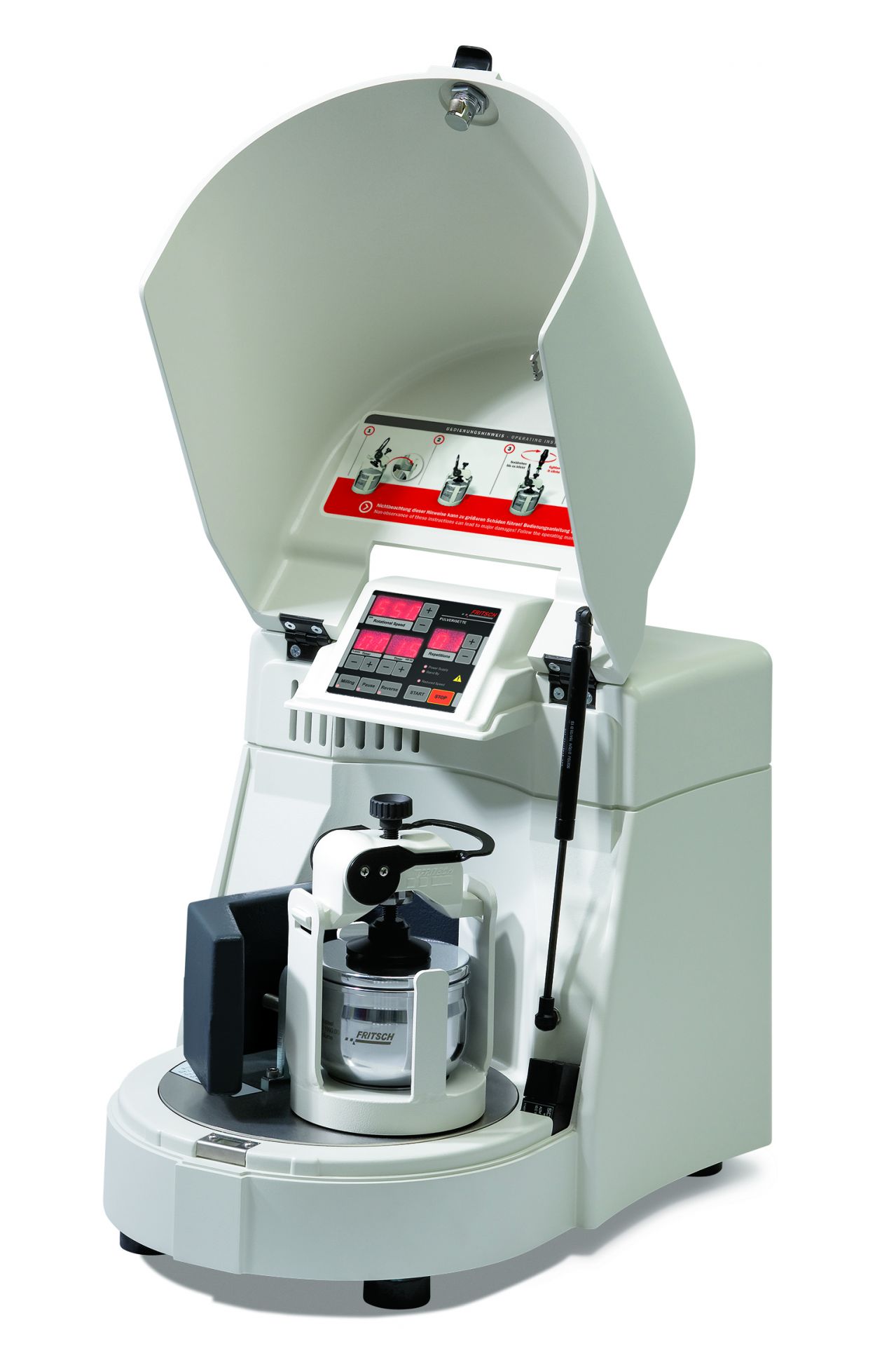 Mono-broyeur planétaire Pulverisette 6 Classic Line - broyeur à billes performant avec support unique et vitesse jusqu'à 650 tr/min_0