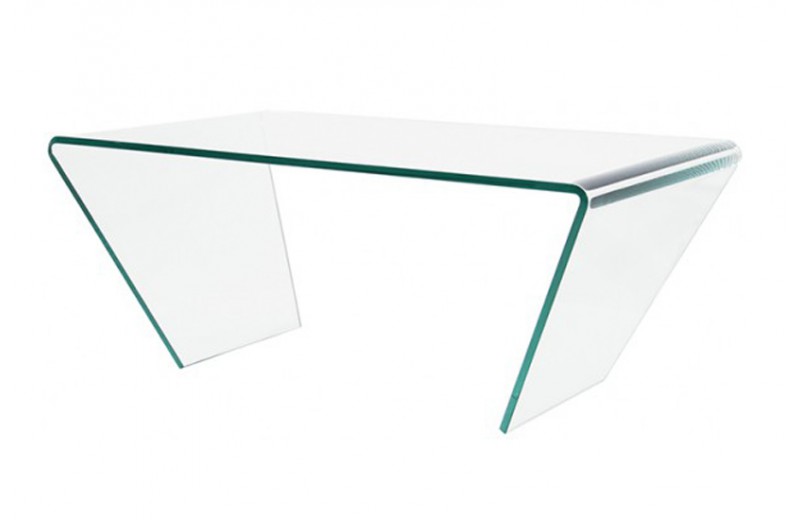 Petite table basse design stella en verre_0