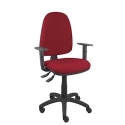 Piqueras y Crespo Silla Aýna S bali granate con brazos regulables - rouge multi-matériau 04ASB933B10CRN_0