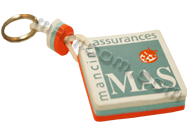 Porte-clés flottants publicitaires - 30g - 30cm² - Épaisseur 9mm_0
