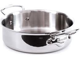 Sauteuse rondeau inox Mauviel M'Cook 24 cm - Couvercle verre - Acier inoxydable 18/10 - Compatible tout feux + induction_0