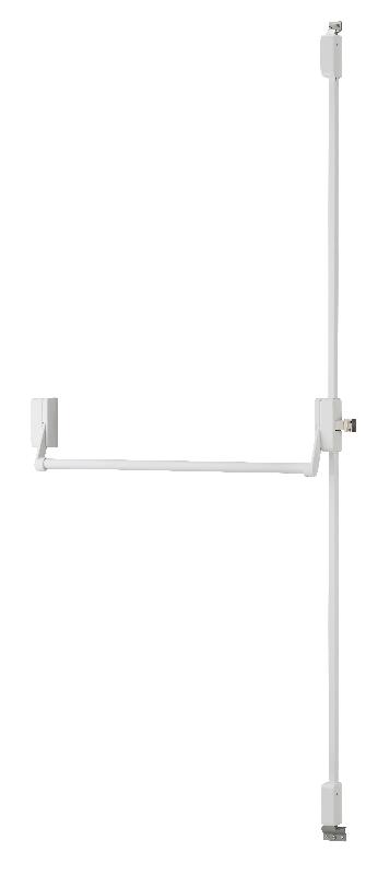 Serrure antipanik 2/3 points haut et bas réversible - Laqué blanc - Pour porte maxi 1150 mm - Norme CE NF EN1125_0