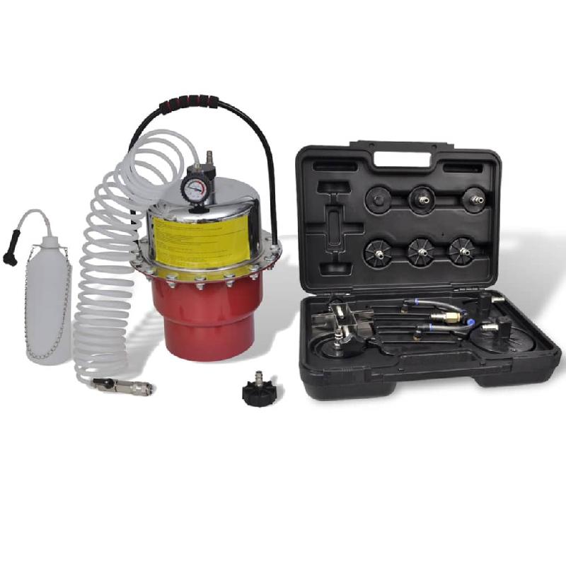 Vidaxl set d'outils pour le purgeur pneumatique à pression atmosphérique 210272_0