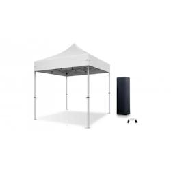 Xptent Tente Pliante 2X2 Structure Aluminium 45mm Toit 380g/m² Blanc qualité Pro - blanc aluminium TP4030022BU_0