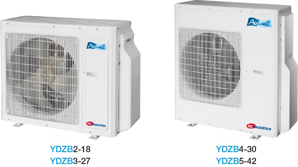 Ydzb - climatiseur professionnel - airwell - fluide frigorigène r32 à faible impact environnemental_0