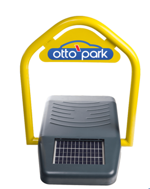 Arceau de stationnement solaire et automatique OttoPark classique - Télécommande et smartphone - Résistance 11 tonnes_0