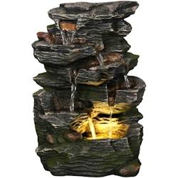 Fontaine en polyrésine l'Aveyron 23.5 x 18 x 35.5 cm Stonelite - multicolore 8719048082788_0