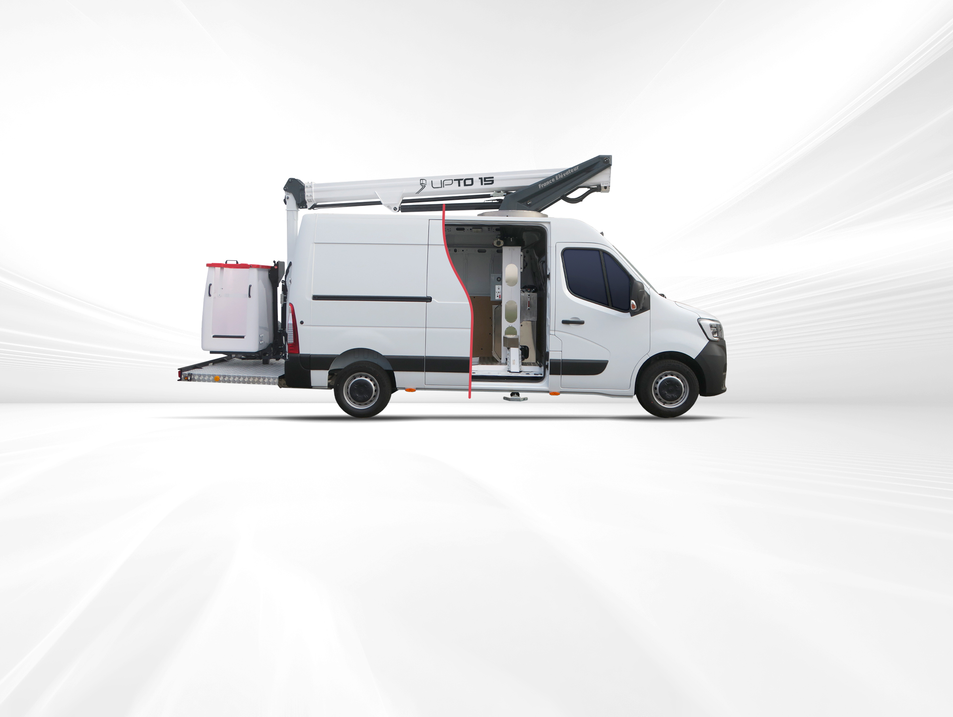 Fourgon nacelle Renault