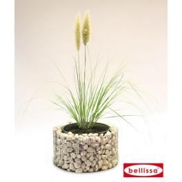 Gabions décoratifs ronds - Parterre D 58/42 H 30 cm - Contenance 41.5L - Maille 25x100 mm_0