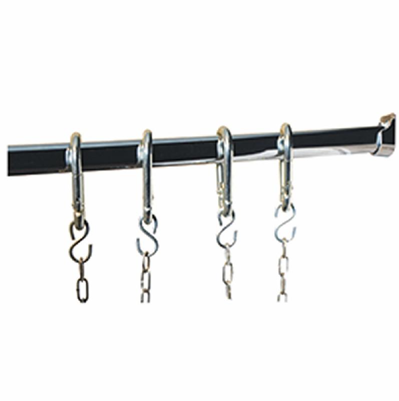 Kit charcuterie avec barre inox et 4 crochets accessoires - OP14 - Accessoires pour stockage à froid_0