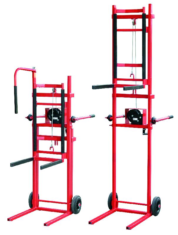 Lève chauffe-eau 150kg - Diable de manutention avec treuil auto-freiné - Hauteur 1,80m_0