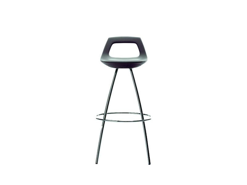Lot de 2 tabourets de bar Galaxy - assise en polypropylène - 5 coloris disponibles_0