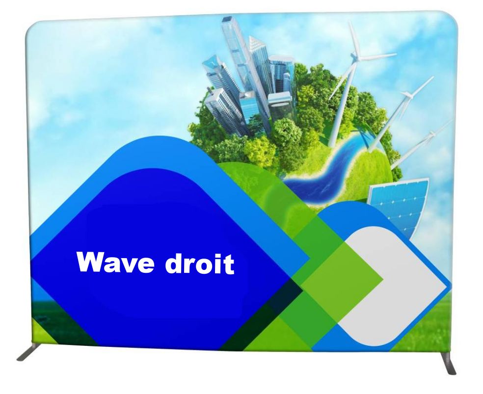 Mur d'image en toile imprimée grand format anti-feu - Formulate Wave_0