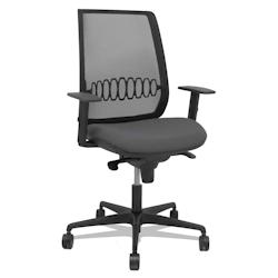 Piqueras y Crespo Silla Alares sincro malla negra bali gris oscuro brazo regulable - gris multi-matériau 397SM840B600B10B68R65_0