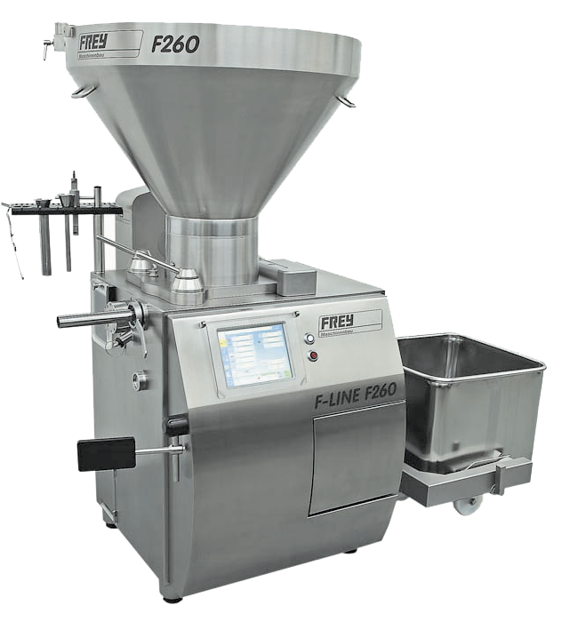 Poussoir sous vide Frey - F-Line 260A - Acier inoxydable, trémie 300L, 7300 kg/h_0