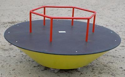 Tourniquet manège - panneau en particule - diamètre 1,70 m - tranche d'âge 3 à 8 ans_0