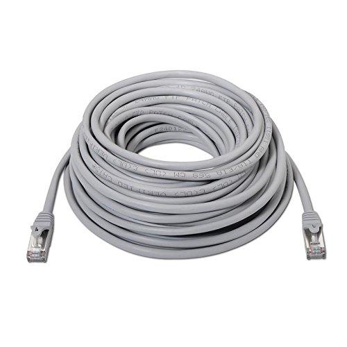 Nano Cable - Câble réseau RJ45 Cat.6 FTP AWG24 - 10m - Blindé, Male/Male, Gris_0