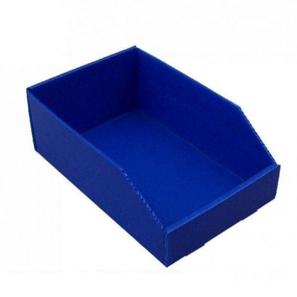 Bac à bec polypropylène Eco - Profondeur 280 mm - Capacité 4,3 litres - Bleu - Lot de 25_0