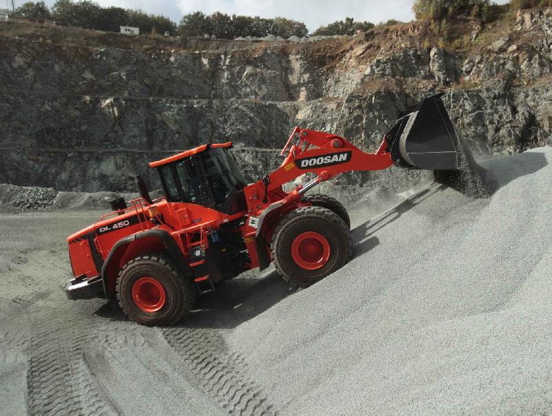 Chargeuses sur pneus Doosan DL450-3 - 354ch - 4.5m³_0