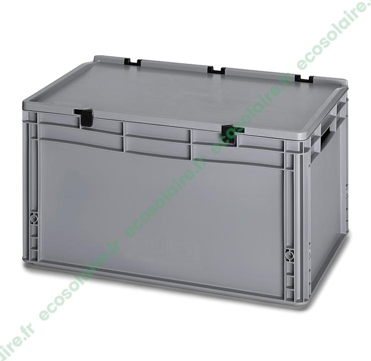 Coffre à batterie 600x400x335 mm - en polypropylène avec aération - résistant à la corrosion_0