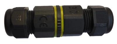 Connecteur étanche IP68 - jonction simple 3 pôles 32A - 450V - compatible câbles 5 à 12 mm_0