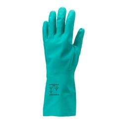 Coverguard - Gants de protection chimique vert en nitrile 5500 épaisseur 0.38 EUROCHEM N5510 (Pack de 10) Vert Taille 7 - 3435241055071_0