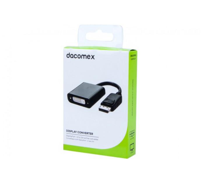 Dacomex convertisseur actif DisplayPort 1.2 vers DVI - Compatible Eyefinity et Full HD - Cordon 9 cm_0