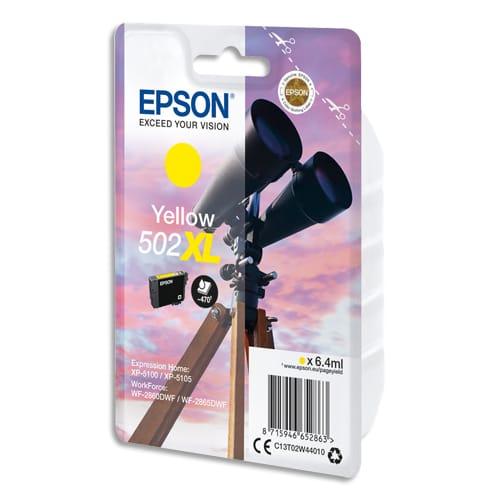 Epson cartouche jet d'encre yellow xl ''jumelles'' 502 (t02w4) - c13t02w44010_0