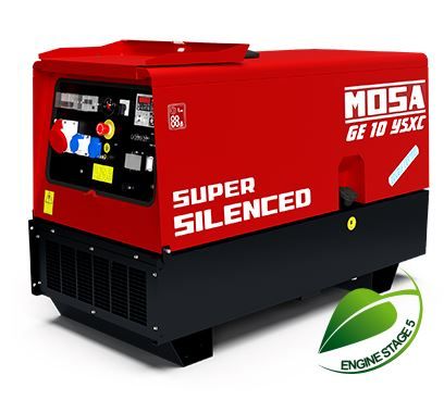 Groupe électrogène diesel YANMAR 3TNV80 - MOSA - fréquence 50 Hz - 9.5 kVA triphasé - Refroidissement à eau_0
