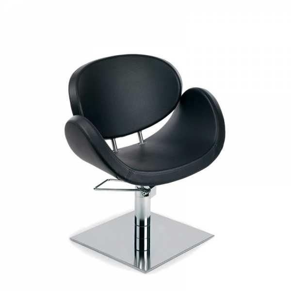 Fauteuil de coiffure - Bowy FB 410 YQ - mousse injectée, base carrée, pompe hydraulique blocable_0