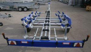 Porte bateau 2500 kg PTC - CU 1980 kg - 2 essieux - timon basculant - longueur 7,5m_0