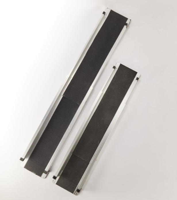Rampe télescopique aluminium - 155mm largeur utile - longueur 750mm à 1220mm - charge 430kg_0