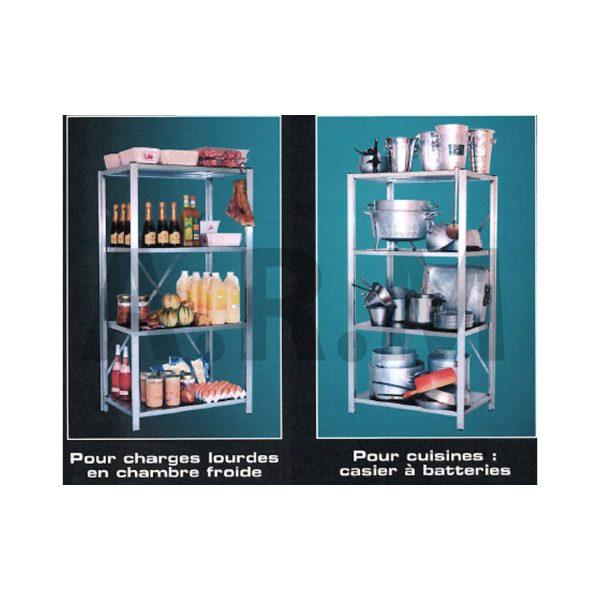 Rayonnage à tablettes INOX_0