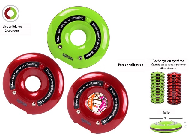 Système de gestion de la file d'attente - GP100R - design compact, personnalisable et résistant_0
