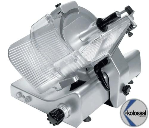 Trancheuse inclinée à pignon professionnelle pour jambon en aluminium - lame 330 mm - modèle 330IK_0