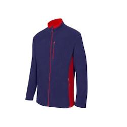 Veste polaire bicolore VELILLA marine|rouge T.3XL Velilla - polyester 8434455376434_0
