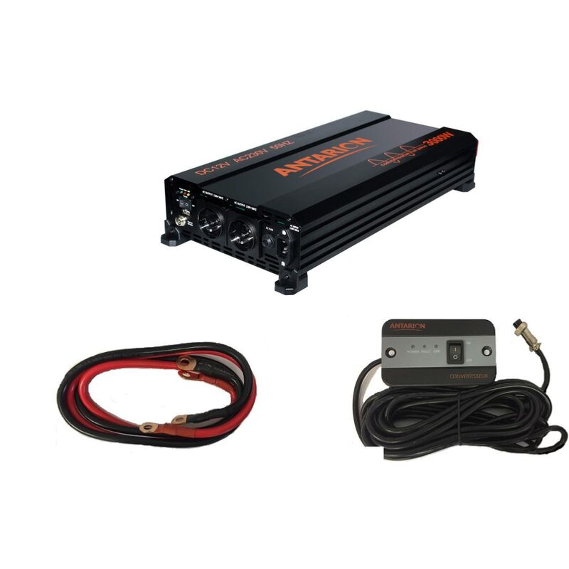 ANTARION - CONVERTISSEUR DE TENSION PUR SINUS 3000W 12V / 220V