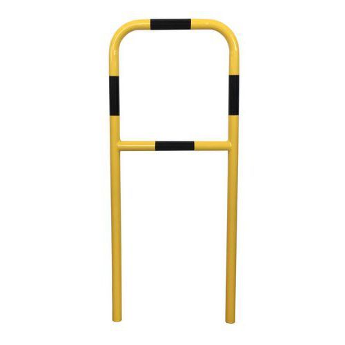 BARRIÈRE DE SÉCURITÉ À SCELLER NOIR/JAUNE 500 X 1000 MM - VISO