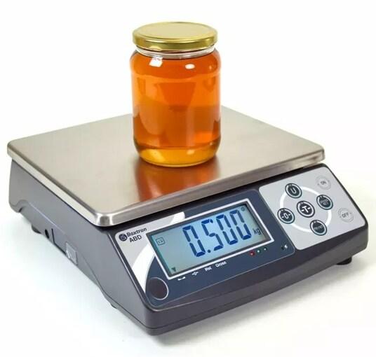 BAXTRAN Balance homologuée ABD pour conditionnement sachets, pots de miel pour la vente - 6kg/2g (avec vignette verte et carnet métrologique) - 261227_0