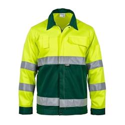 Blouson de travail Jaune FLUO Taille XXL  5 poches haute visibilité VITO - XXL jaune 5604612651275_0