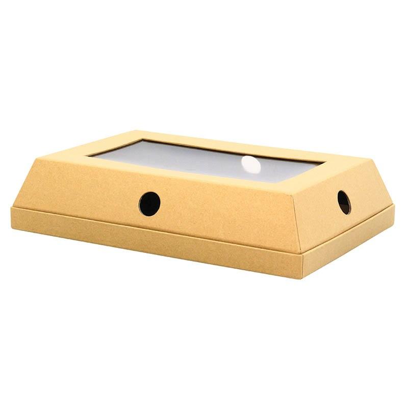 Boite carton cloche à fromage Kraft -_0