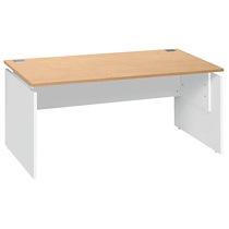BUREAU DROIT INEO CHÊNE CLAIR L 140 CM