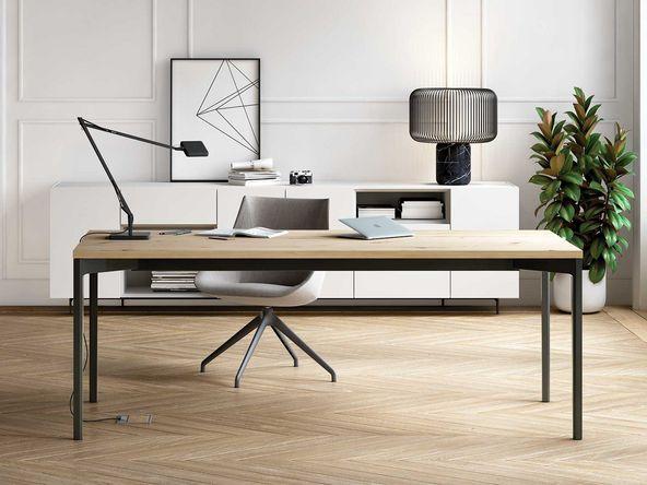 Bureau de direction Hexa avec structure hexagonale_0