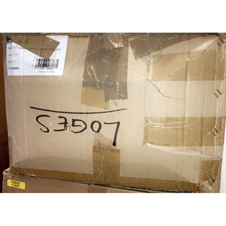 Chariot de service fermé 3 niveaux, en polypropylène_0