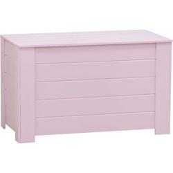 Coffre de rangement en pin  77 x 40 x 50 cm rose Pinus - rose 5902574665775_0