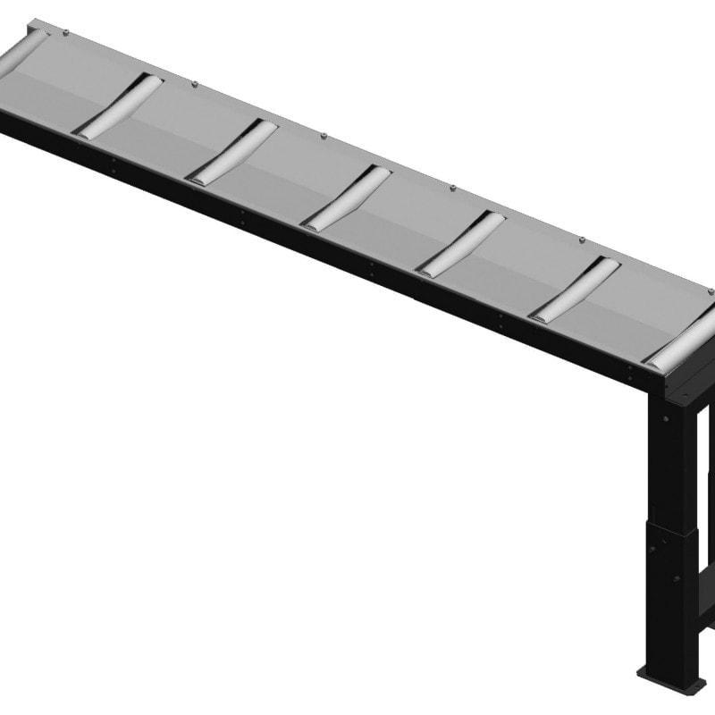 Convoyeur à rouleaux 2000 x 290 mm - 200 kg/m - Référence 3649077_0