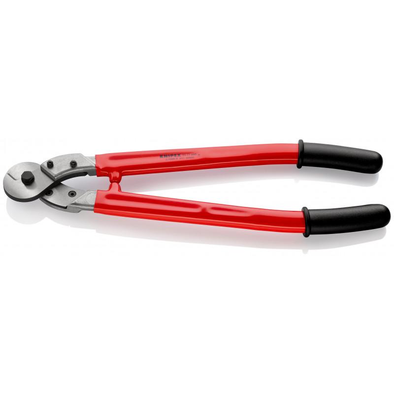 Coupe-câbles acier 600mm Ø14mm / 150mm² - Gainage surmoulé isolé 1000V - KNIPEX | 95 77 600_0