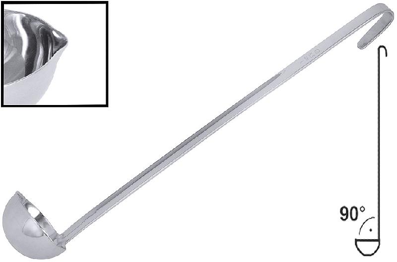 CUILLÈRE À VINAIGRETTE, SANS SOUDURE AVEC MANCHE EXTRA LONG, BRILLANT