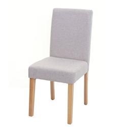 Décoshop26 - Chaise de salle à manger cuisine en tissu beige crème pieds clairs design moderne 04_0002319 - beige 3000272532695_0