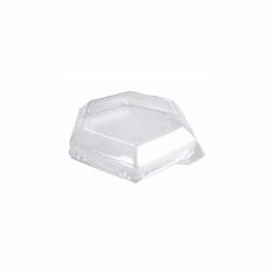ECOLOMIQUE - 100 Pcs - Couvercle PET transparent 
